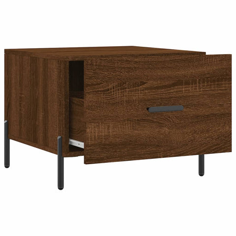 vidaXL Couchtische 2 Stk. Braun Eichen-Optik 50x50x40 cm Holzwerkstoff