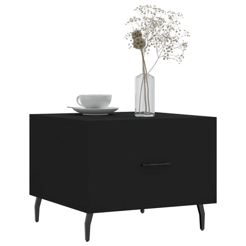 vidaXL Couchtisch Schwarz 50x50x40 cm Holzwerkstoff