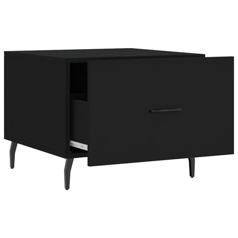 vidaXL Couchtisch Schwarz 50x50x40 cm Holzwerkstoff