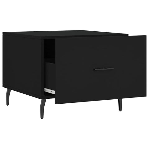 vidaXL Couchtische 2 Stk. Schwarz 50x50x40 cm Holzwerkstoff