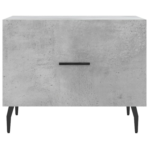 vidaXL Couchtisch Betongrau 50x50x40 cm Holzwerkstoff