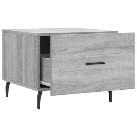 vidaXL Couchtische 2 Stk. Grau Sonoma 50x50x40 cm Holzwerkstoff