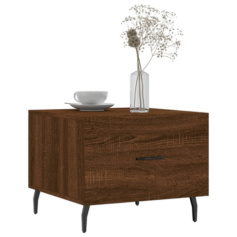 vidaXL Couchtisch Braun Eichen-Optik 50x50x40 cm Holzwerkstoff