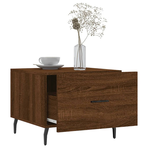 vidaXL Couchtisch Braun Eichen-Optik 50x50x40 cm Holzwerkstoff