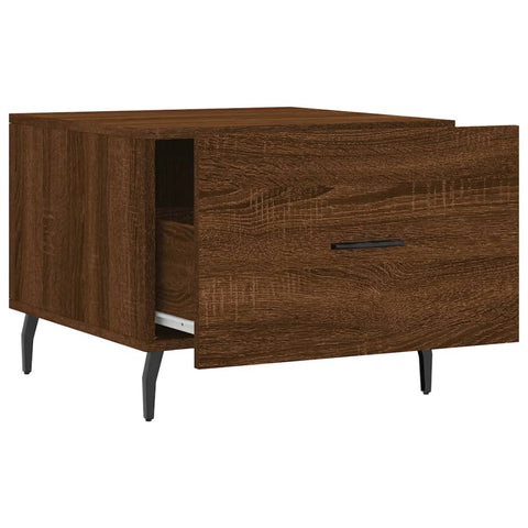 vidaXL Couchtisch Braun Eichen-Optik 50x50x40 cm Holzwerkstoff