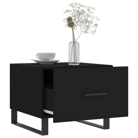 vidaXL Couchtisch Schwarz 50x50x40 cm Holzwerkstoff