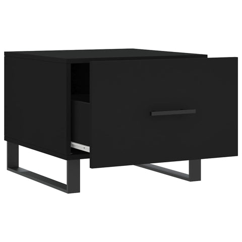 vidaXL Couchtisch Schwarz 50x50x40 cm Holzwerkstoff