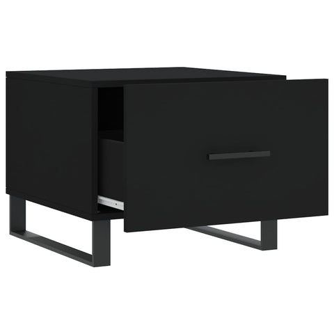 vidaXL Couchtische 2 Stk. Schwarz 50x50x40 cm Holzwerkstoff