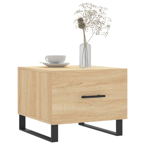 vidaXL Couchtisch Sonoma-Eiche 50x50x40 cm Holzwerkstoff