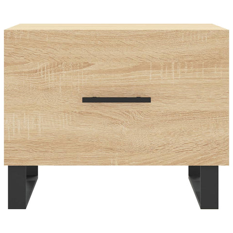 vidaXL Couchtisch Sonoma-Eiche 50x50x40 cm Holzwerkstoff