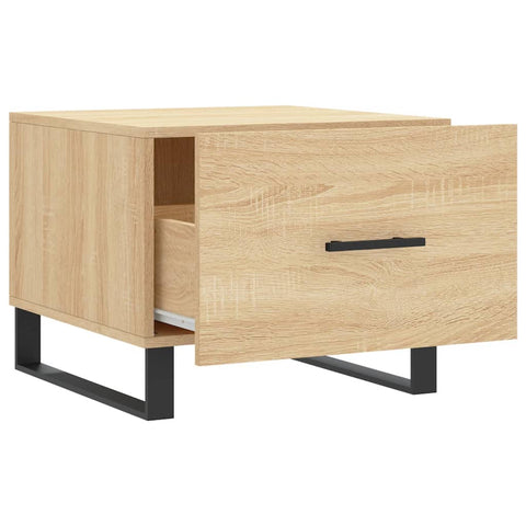 vidaXL Couchtisch Sonoma-Eiche 50x50x40 cm Holzwerkstoff