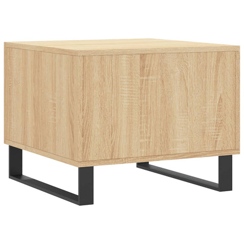 vidaXL Couchtische 2 Stk. Sonoma-Eiche 50x50x40 cm Holzwerkstoff