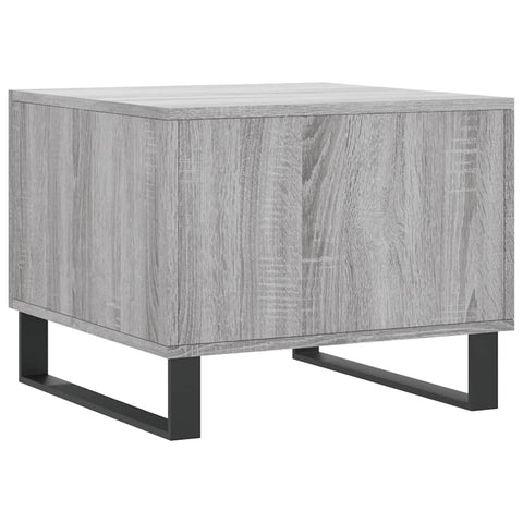 vidaXL Couchtisch Grau Sonoma 50x50x40 cm Holzwerkstoff