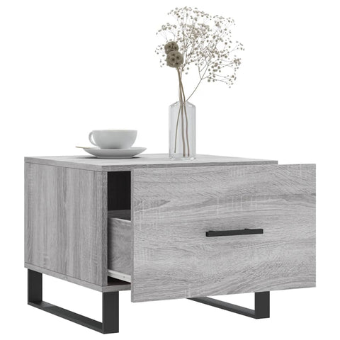 vidaXL Couchtische 2 Stk. Grau Sonoma 50x50x40 cm Holzwerkstoff