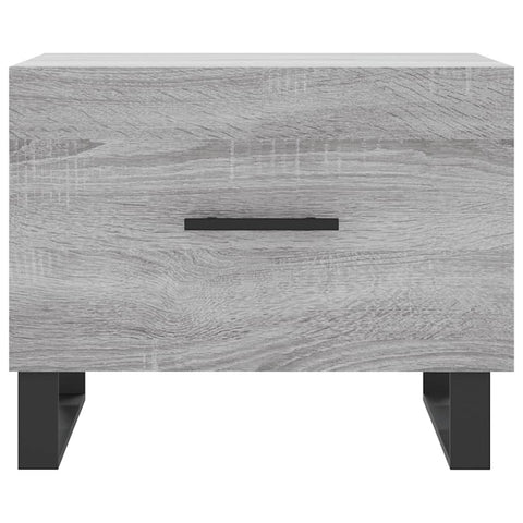 vidaXL Couchtische 2 Stk. Grau Sonoma 50x50x40 cm Holzwerkstoff