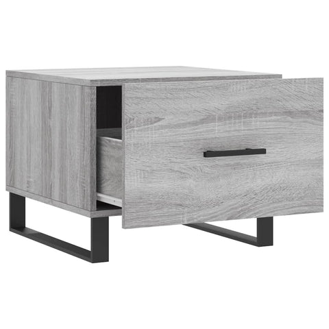 vidaXL Couchtische 2 Stk. Grau Sonoma 50x50x40 cm Holzwerkstoff