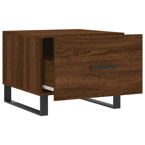 vidaXL Couchtisch Braun Eichen-Optik 50x50x40 cm Holzwerkstoff