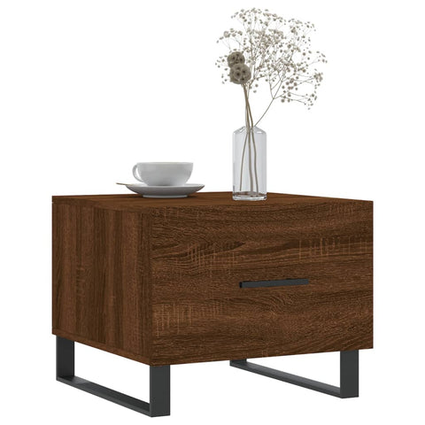 vidaXL Couchtische 2 Stk. Braun Eichen-Optik 50x50x40 cm Holzwerkstoff