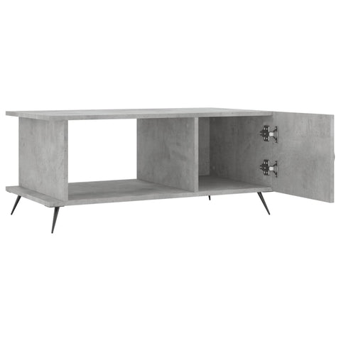 vidaXL Couchtisch Betongrau 90x50x40 cm Holzwerkstoff