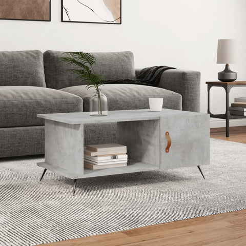 vidaXL Couchtisch Betongrau 90x50x40 cm Holzwerkstoff