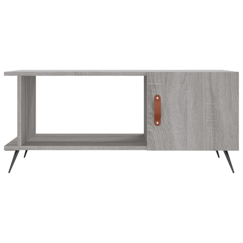 vidaXL Couchtisch Grau Sonoma 90x50x40 cm Holzwerkstoff