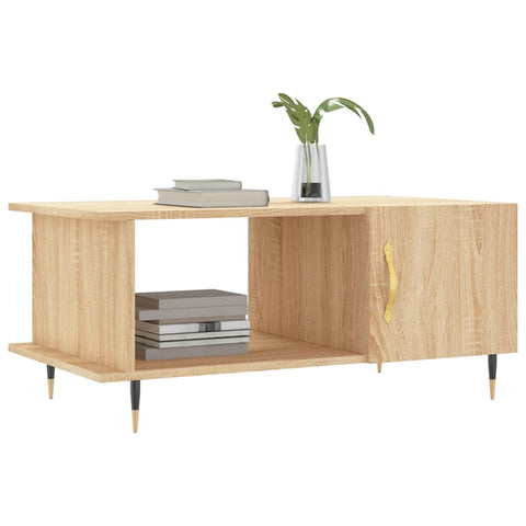 vidaXL Couchtisch Sonoma-Eiche 90x50x40 cm Holzwerkstoff