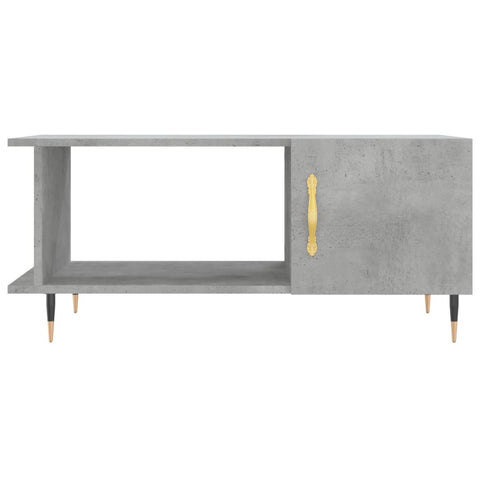 vidaXL Couchtisch Betongrau 90x50x40 cm Holzwerkstoff