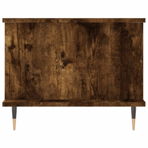 vidaXL Couchtisch Räuchereiche 90x50x40 cm Holzwerkstoff