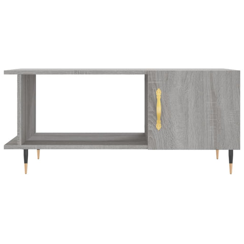 vidaXL Couchtisch Grau Sonoma 90x50x40 cm Holzwerkstoff