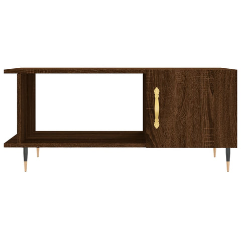 vidaXL Couchtisch Braun Eichen-Optik 90x50x40 cm Holzwerkstoff