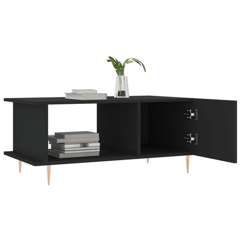 vidaXL Couchtisch Schwarz 90x50x40 cm Holzwerkstoff