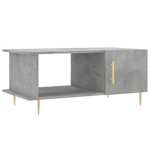 vidaXL Couchtisch Betongrau 90x50x40 cm Holzwerkstoff