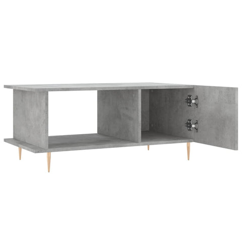 vidaXL Couchtisch Betongrau 90x50x40 cm Holzwerkstoff