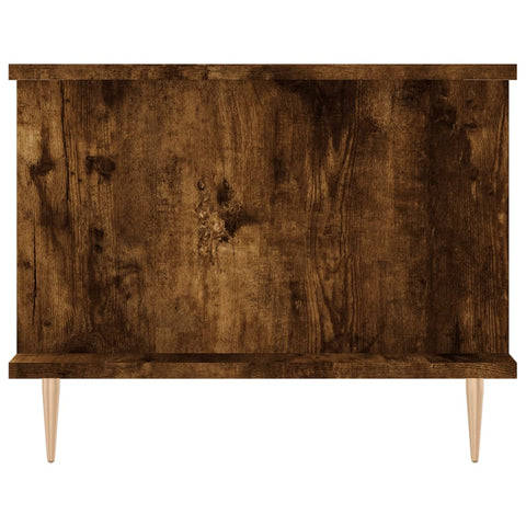 vidaXL Couchtisch Räuchereiche 90x50x40 cm Holzwerkstoff