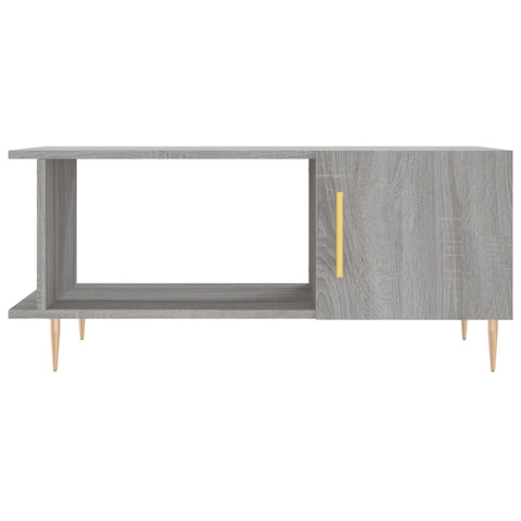 vidaXL Couchtisch Grau Sonoma 90x50x40 cm Holzwerkstoff