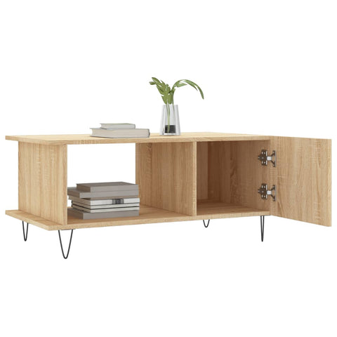 vidaXL Couchtisch Sonoma-Eiche 90x50x40 cm Holzwerkstoff