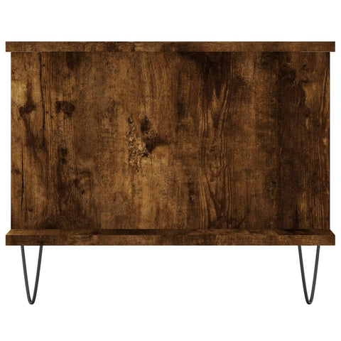 vidaXL Couchtisch Räuchereiche 90x50x40 cm Holzwerkstoff