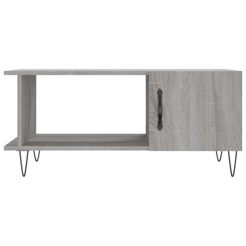 vidaXL Couchtisch Grau Sonoma 90x50x40 cm Holzwerkstoff