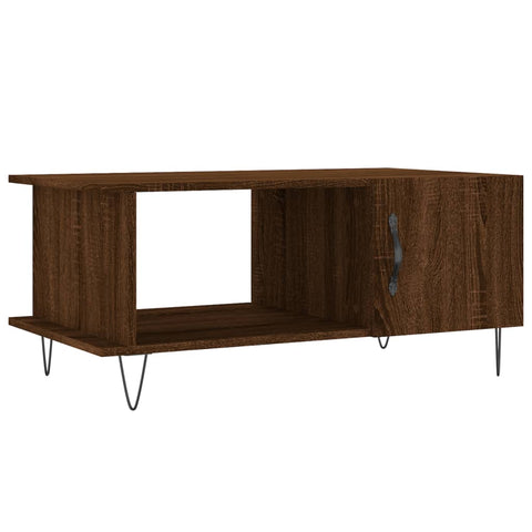 vidaXL Couchtisch Braun Eichen-Optik 90x50x40 cm Holzwerkstoff