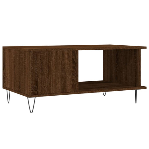 vidaXL Couchtisch Braun Eichen-Optik 90x50x40 cm Holzwerkstoff