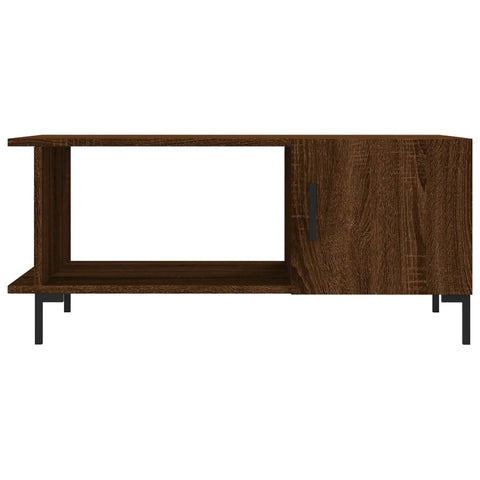 vidaXL Couchtisch Braun Eichen-Optik 90x50x40 cm Holzwerkstoff