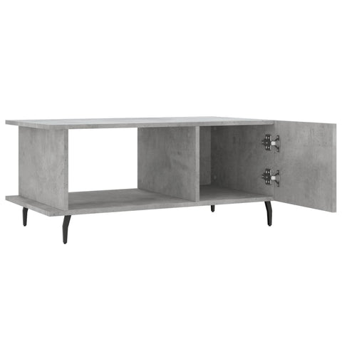 vidaXL Couchtisch Betongrau 90x50x40 cm Holzwerkstoff