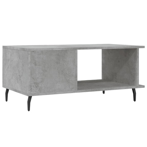 vidaXL Couchtisch Betongrau 90x50x40 cm Holzwerkstoff