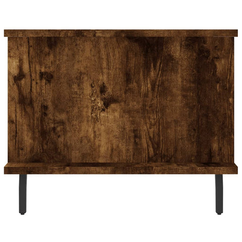 vidaXL Couchtisch Räuchereiche 90x50x40 cm Holzwerkstoff