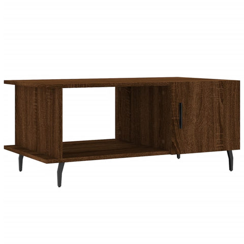 vidaXL Couchtisch Braun Eichen-Optik 90x50x40 cm Holzwerkstoff