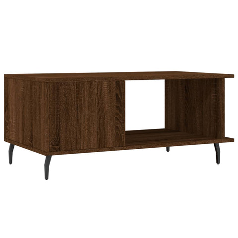 vidaXL Couchtisch Braun Eichen-Optik 90x50x40 cm Holzwerkstoff