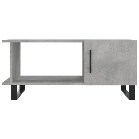 vidaXL Couchtisch Betongrau 90x50x40 cm Holzwerkstoff