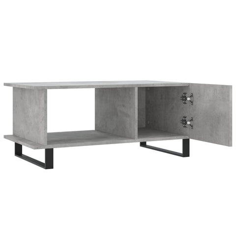 vidaXL Couchtisch Betongrau 90x50x40 cm Holzwerkstoff