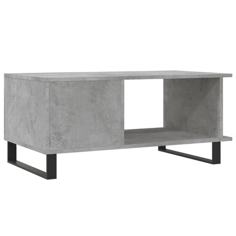 vidaXL Couchtisch Betongrau 90x50x40 cm Holzwerkstoff