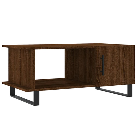 vidaXL Couchtisch Braun Eichen-Optik 90x50x40 cm Holzwerkstoff